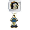 Anime Crown Girl  Dangle  Italian Charm