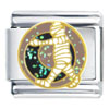 Gold Plated Halloween Mummy Italian Charm