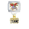 Silver Bells Dangle Italian Charm