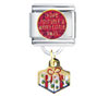 Have Yourself A Merry Christmas Dangle Italian Charm