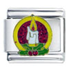 White Christmas Candle Italian Charm