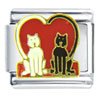 Cats In Love Italian Charm