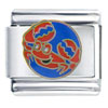 Red Crab Italian Charm