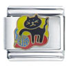 Playful Cat Italian Charm