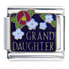 Granddaughter Flowers Italian Charm