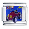 Red Atv Italian Charm