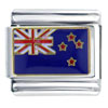 Flag Of New Zealand Italian Charm