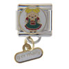 Germany Girl Dangle Italian Charm