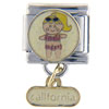 California Girl Dangle Italian Charm