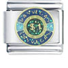 Las Vegas $1 Chip Blue Italian Charm