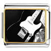 Black Electric Guitar Photo Italian Charm
