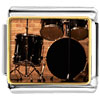 Rock And Roll Drums Charm Photo Italian Charm
