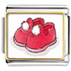 Fuzzy Red Slippers Photo Italian Charm
