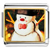  Snowman  Photo Italian Charm
