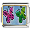 Butterfly Times Two Photo Italian Charm