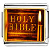  Leather  Bound Holy Bible Photo Italian Charm