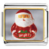 Santa Clause Got Gift Photo Italian Charm