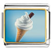 Vanilla Ice Cream Cone Photo Italian Charm