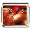  Christmas  Ornament Glitter Balls Photo Italian Charm