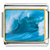 Cresting Blue Wave Photo Italian Charm