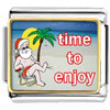 Santa At The Beach Photo Italian Charm