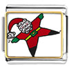 Snow Angel Santa Photo Italian Charm