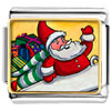 Santa And Gifts Charm Photo Italian Charm