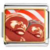 Patriotic Soldier Memorial Photo Italian Charm