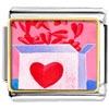  Pink  Love Box Photo Italian Charm