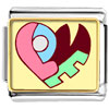 Love Heart Puzzle Photo Italian Charm