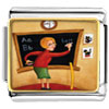 Teacher Using Blackboard Photo Italian Charm