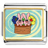 Bunnies In A Basket Photo Italian Charm