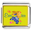 Easter Bunny Yellow Photo Italian Charm