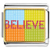 Multicolored Believe Charm Photo Italian Charm