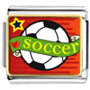 Heart Soccer Sport Photo Italian Charm