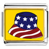 Patriotic American Cap Photo Italian Charm