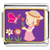 Girl In The Garden Photo Italian Charm