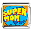 Super Mom Photo Italian Charm