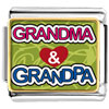 Love Grandpa Grandma Photo Italian Charm
