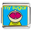 Happy Kid With Sugar Photo Italian Charm