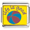 Enjoying Life Charm Photo Italian Charm