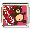 Baby Heart  Bear  Photo Italian Charm