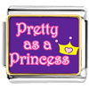 Pretty Princess With Crown Photo Italian Charm