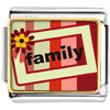 Family Flower Frame Photo Italian Charm