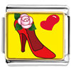 Shoe With Flower And Heart Photo Italian Charm