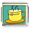 Warm Tea Coffee Charm Photo Italian Charm