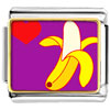 Heart Banana Photo Italian Charm