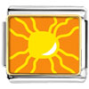 Bright Yellow  Sun  Photo Italian Charm