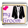  Heart   My  Groom Photo Italian Charm