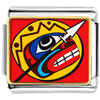 Native American Spear And Shield Photo Italian Charm